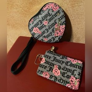 Juicy Couture wristlet and zip pouch
